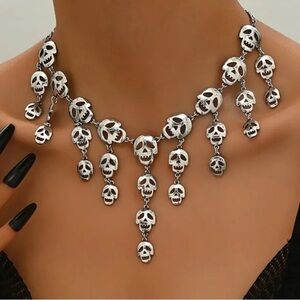 Silver Skull Necklace